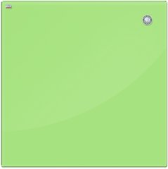 Скляна магнітно-маркерна дошка світло-зелена 45x45 см TSZ4545G