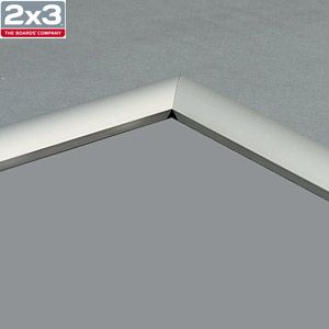 Плакатная рамка алюминиева 25мм, прямые углы, клик-система TZW25/B1BG