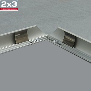 Плакатная рамка алюминиева 25мм, прямые углы, клик-система TZW25/A5BG