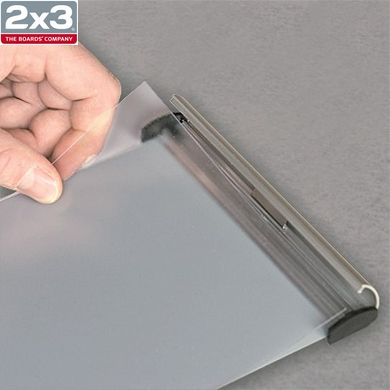 Дверна табличка алюмінієва на клік-системі 29.7 х 10.5 см TZW1029