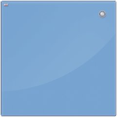 Скляна магнітно-маркерна дошка блакитна 40x60 см TSZ64N