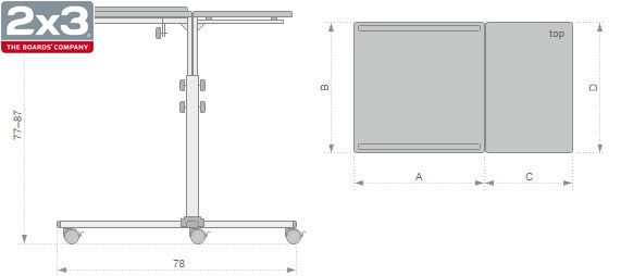 Столик для оргтехніки DUO ST011