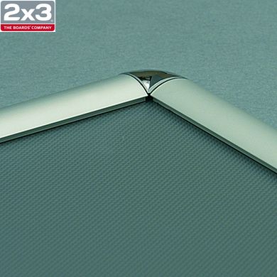 Плакатная рамка алюминиева 25мм, круглые углы, клик-система TZW25/A4