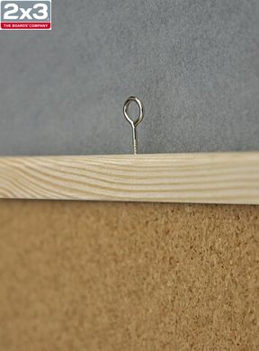 Коркова дошка 30x40 в дерев'яній рамці (сосна) TC34/C