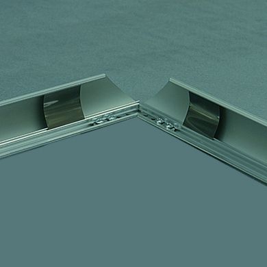 Плакатна рамка алюмінієва 32мм, прямі кути, клік-система TZW32/A3BG
