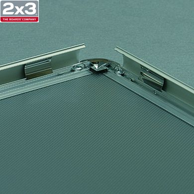 Плакатна рамка алюмінієва 25мм, закруглені кути, клік-система TZW25/A3
