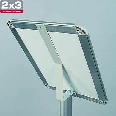 Информационная вертикальная подставка для формата А4, висота ніжки Н-100см TZ100/A4V