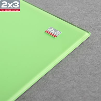 Стеклянная магнитно-маркерная доска зеленая 45x45 см TSZ4545G