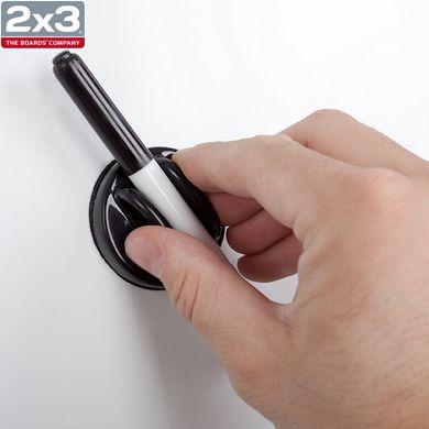 Губка-держатель для одного маркера магнитный для стеклянных досок + маркер AS144