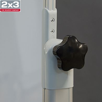 Доска 90x120 см оборотно-мобильная, керамическая для письма маркером, сухостираемая, магнитная TOS129P3