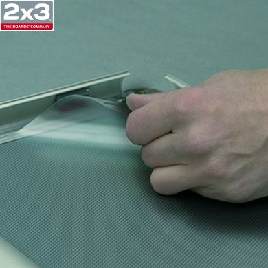 Плакатная рамка алюминиева 32мм, круглые углы, клик-система TZW32/B2